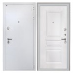 Входная дверь - Колизей white  ФЛ-243-м белая матовая в Москве