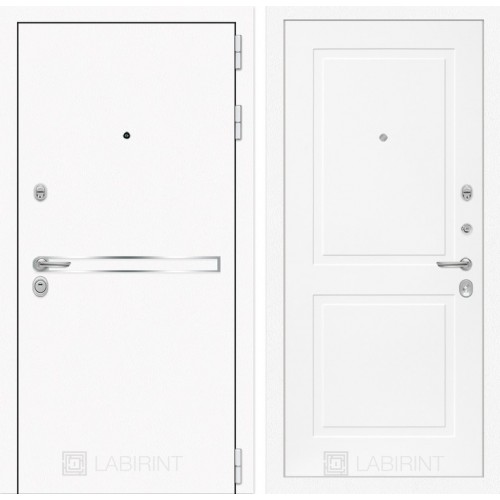 Входная дверь Лайн WHITE 11 - Белый софт в Москве