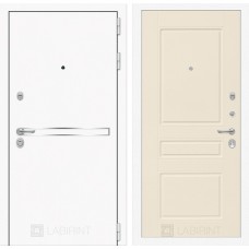 Входная дверь Лайн WHITE 03 - Крем софт