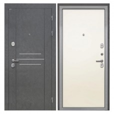 Входная дверь - Сенатор лофт Гладкая панель Силк жасмин