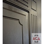 Входная дверь - АСД Викинг с зеркалом дуб беленый в Москве