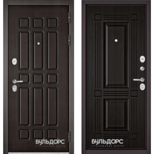 Входная дверь - STANDART 90 (PPДуб Шоколад 9S-111/Ларче темный 9S-104) в Москве