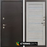 Входная дверь - Лекс Термо Сибирь 3К Клеопатра-2 Ясень кремовый (панель №66) в Москве