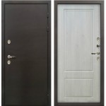 Входная дверь - Лекс Термо Стандарт 3К (Сосна белая с багетом) в Москве