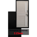 Входная дверь - Ратибор Авангард 3К Лиственница беж в Москве