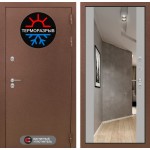 Входная дверь Термо Магнит с Зеркалом Максимум - Грей софт в Москве