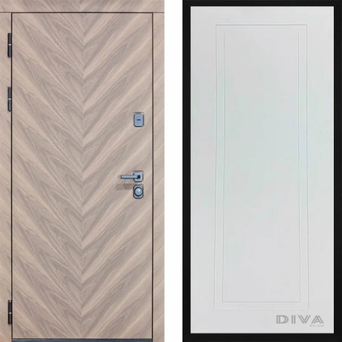 Дверь Дива-98 Д-10 Белый софт в Москве